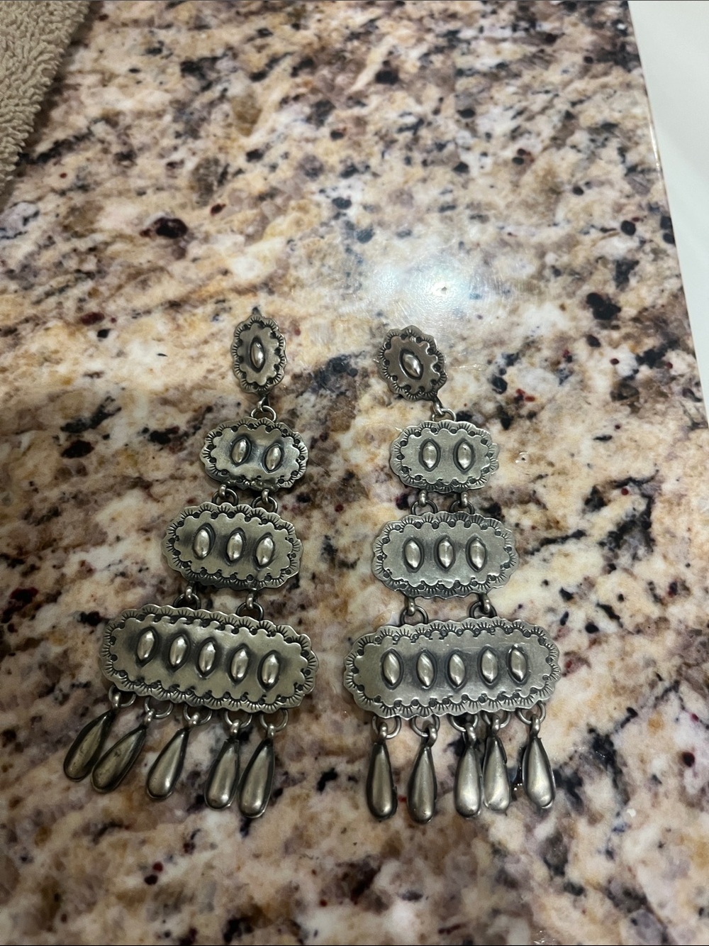 Sterling silver handcrafted  earrings